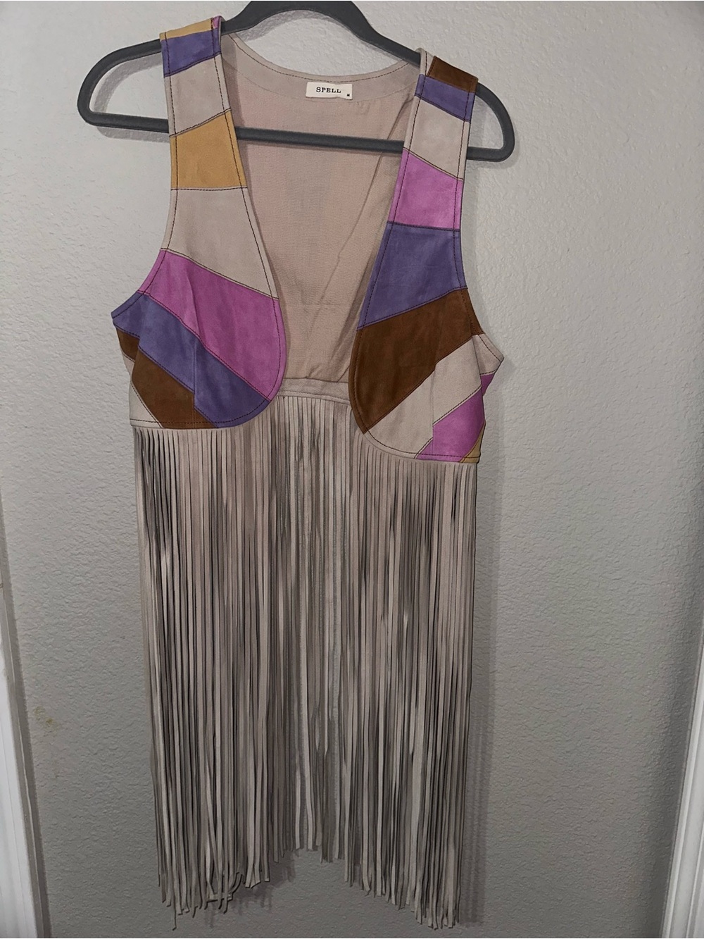 Spell Aquarius Suede fringe vest - Picture 3 of 7